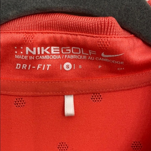 Nike coral dri-fit womens performance golf polo shirt - Picture 3 of 3